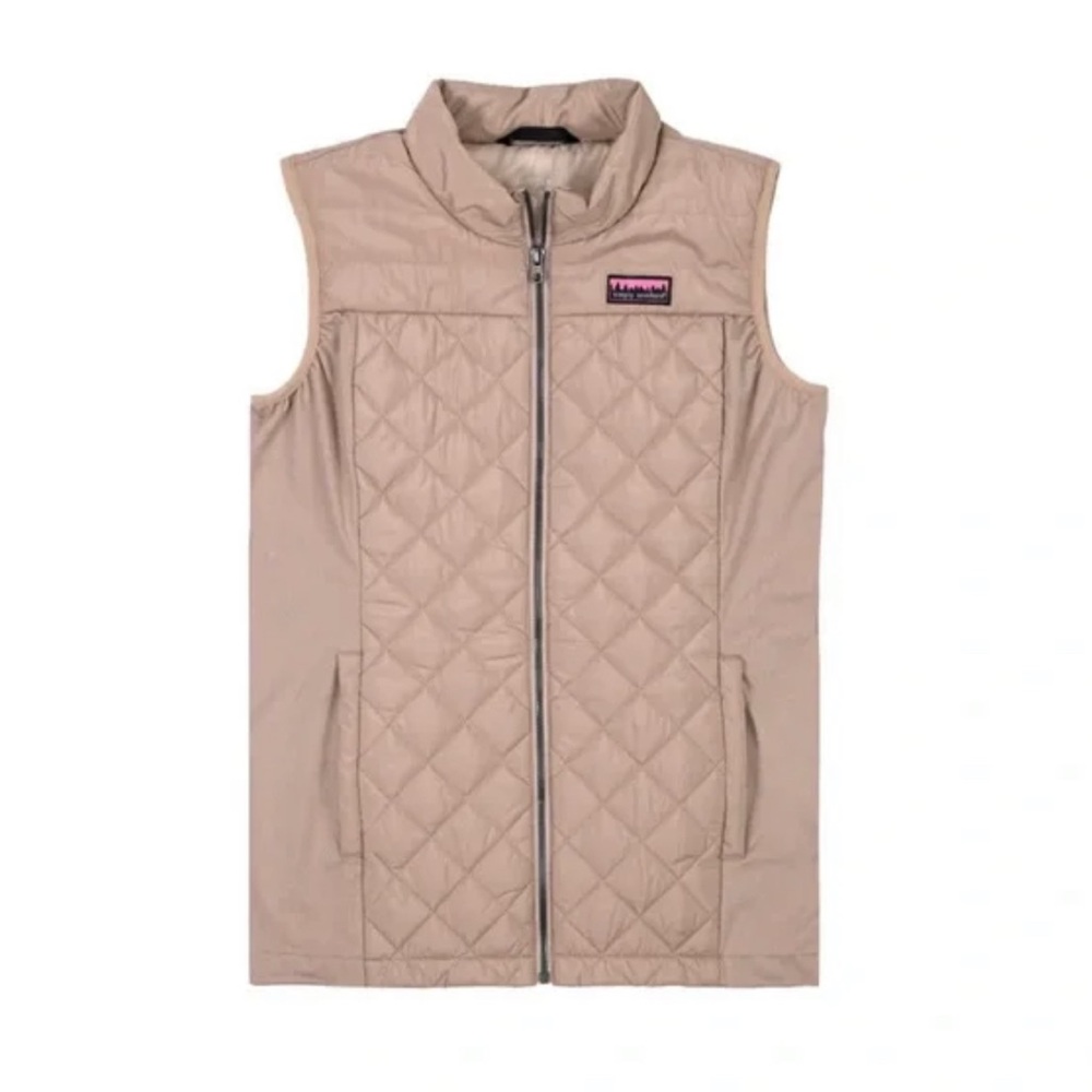 NWT Simply Southern Simply Warm Tan Vest, Size Small